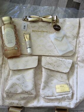 Bath & Body Works x Disney Princess Cream Gold Tote Bag
